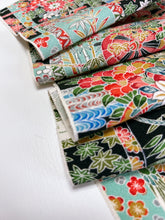 画像をギャラリービューアに読み込む, 短冊絵に花車古典模様【ティアード】