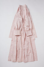 画像をギャラリービューアに読み込む, 縦縞に唐花織り出し模様に線描き【四つ釦】