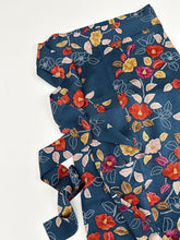 画像をギャラリービューアに読み込む, 紗綾型地紋に椿模様【長丈シュッケニ・丈91㎝】