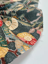 画像をギャラリービューアに読み込む, 膨れ織り草花風景模様 【サイドギャザーワンピース】