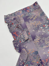 画像をギャラリービューアに読み込む, 縮緬地に暈し草花模様【シュッケニ】