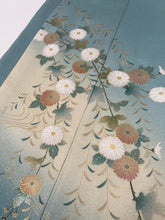 画像をギャラリービューアに読み込む, 枝花流水文模様に暈し染め金彩縁【フォーマルシュッケニ】