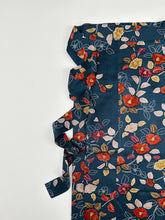 画像をギャラリービューアに読み込む, 紗綾型地紋に椿模様【長丈シュッケニ・丈91㎝】