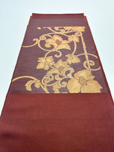 画像をギャラリービューアに読み込む, 流水地に花唐草模様金糸【ケニショ・大】