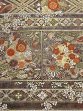 画像をギャラリービューアに読み込む, 唐織格天井舞楽模様【ケニショ・大】