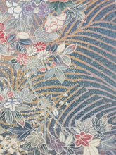 画像をギャラリービューアに読み込む, 金彩銀彩箔の花尽くし模様【S】