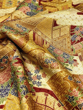 画像をギャラリービューアに読み込む, 地紙に扇御所車花模様【シュッケニ】