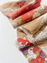 画像をギャラリービューアに読み込む, 家屋菊菖蒲楓流水風景模様【M】