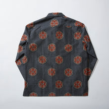 画像をギャラリービューアに読み込む, 幾何花の飛び柄大島【L】