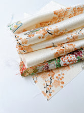 画像をギャラリービューアに読み込む, 屏風に四季の草花模様枝梅模様【ギャザータイプ】(新商品)