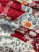 画像をギャラリービューアに読み込む, 【長】桧垣地紋に閉じ扇総華模様