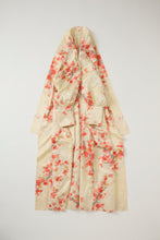 画像をギャラリービューアに読み込む, 芝地紋に枝桜花模様【六つ釦】