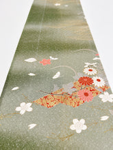 画像をギャラリービューアに読み込む, 菱地紋に変わり絵花模様【サイドギャザーワンピース】