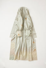 画像をギャラリービューアに読み込む, 刺繍・暈し絣織り・柳鼠×藤色両面無地【六つ釦】【限定】