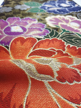 画像をギャラリービューアに読み込む, 洋花唐花模様【あずま型 大】※ポリエステル
