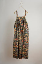 画像をギャラリービューアに読み込む, 膨れ織り草花風景模様 【サイドギャザーワンピース】
