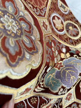 画像をギャラリービューアに読み込む, 蜀江・よろめき縞に花模様【あずま型 中】特上