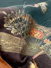 画像をギャラリービューアに読み込む, 総地紋・扇面花模様箔・暈し染め金銀彩【フォーマルシュッケニ】