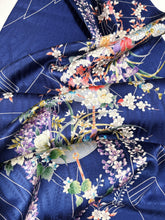 画像をギャラリービューアに読み込む, 【長】乱れ藤地紋に籠花藤花尽くし模様⚠️難あり