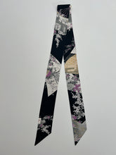 画像をギャラリービューアに読み込む, 扇面花鳥風景模様総斑点地紋【特短】