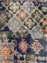 画像をギャラリービューアに読み込む, 七宝に草花幾何学模様・アンティーク