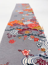 画像をギャラリービューアに読み込む, 松に菊流水花模様・縮緬