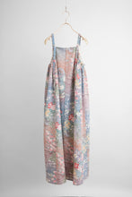 画像をギャラリービューアに読み込む, 鬼しぼ縮緬四季草花模様【サイドギャザーワンピース】