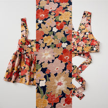 画像をギャラリービューアに読み込む, 芝地紋に大花尽くし模様