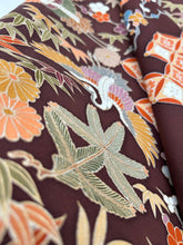 画像をギャラリービューアに読み込む, 鶴に松竹梅吉祥模様【フォーマルシュッケニ】