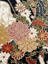 画像をギャラリービューアに読み込む, 七宝地紋に破れ色紙古典柄模様【長丈シュッケニ】