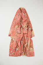 画像をギャラリービューアに読み込む, 雪輪草花模様暈し染め膨れ織り【六つ釦】