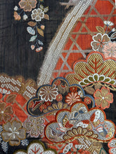 画像をギャラリービューアに読み込む, 松梅蝶に籠目花尽くし模様【あずま型 中】上物