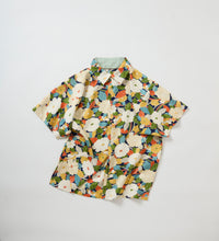 画像をギャラリービューアに読み込む, 霧かけ地紋に大花草模様【S】