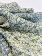 画像をギャラリービューアに読み込む, 鬼しぼ縮緬ちりめん・更紗模様【サイドギャザーワンピース】