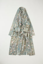 画像をギャラリービューアに読み込む, のり散らし地紋に古典錆浅葱色暈し【四つ釦】