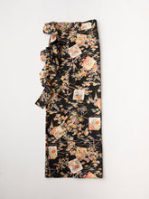 画像をギャラリービューアに読み込む, 麻の葉地紋に破れ色紙に松竹梅模様【長丈シュッケニ・丈91㎝】