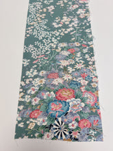 画像をギャラリービューアに読み込む, 錆浅葱色花車模様【ティアード】