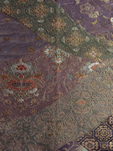 画像をギャラリービューアに読み込む, 更紗に唐花・花鳥模様引箔【あずま型 大】上物