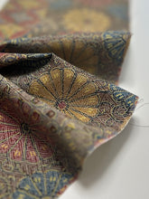 画像をギャラリービューアに読み込む, 蝶に菊・亀甲模様染大島【S】