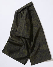 画像をギャラリービューアに読み込む, 家屋に梅楓模様織り出し本場泥大島紬【S】