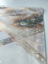 画像をギャラリービューアに読み込む, 菱天井花模様引箔【あずま型 大】