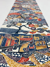 画像をギャラリービューアに読み込む, 型染風景花紋模様【L】