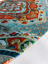 画像をギャラリービューアに読み込む, 花・華唐草模様更紗横錦【あずま型 大】特上