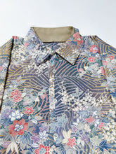 画像をギャラリービューアに読み込む, 金彩銀彩箔の花尽くし模様【S】