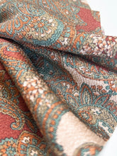 画像をギャラリービューアに読み込む, 鬼しぼ縮緬・ペイズリー更紗模様【サイドギャザーワンピース】