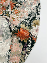 画像をギャラリービューアに読み込む, 牡丹菖蒲桜楓草花尽くし模様【長丈シュッケニ・丈91㎝】
