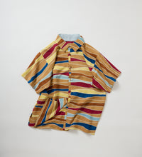 画像をギャラリービューアに読み込む, 幾何学菱地紋に横段模様【M】