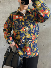 画像をギャラリービューアに読み込む, 変わり華に桔梗唐草絵模様【S】