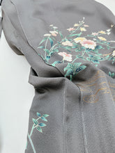 画像をギャラリービューアに読み込む, 草花流水友禅模様・金彩【フォーマルシュッケニ】