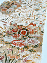 画像をギャラリービューアに読み込む, 排笛に鼓・色紙に草花模様尽くし【あずま型 中】上物